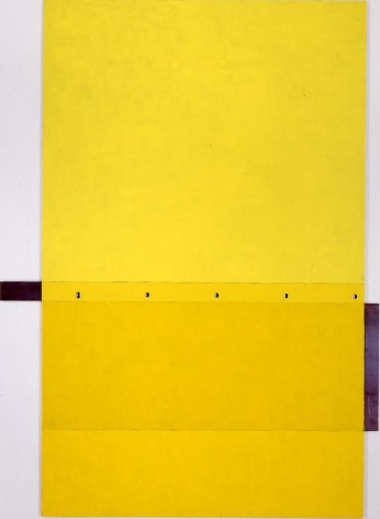 Merrill Wagner, Pour, 2004, Paint on steel, 67 x 49.5 inches