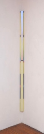 Robert Yasuda, Sustain, 2020, acrylic on fabric on wood, 233.7 x 6.4 cm (92 x 2.5 inches)