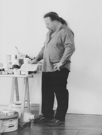 Portrait of Artist Udo N&ouml;ger in His Sudio