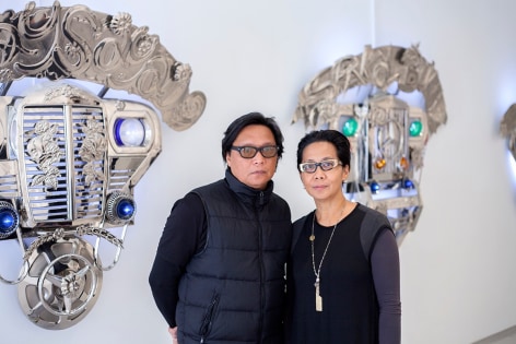 Artists Alfredo and Isabel Aquilizan