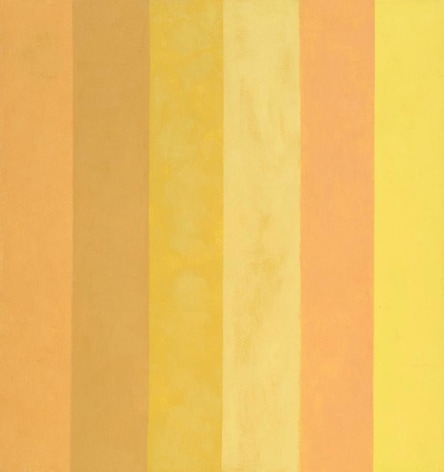 6 Brands of Naples Yellow, 2009, oil on linen, 32 x 30 inches