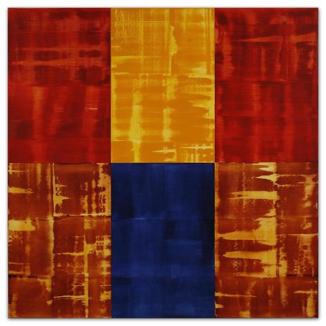 Ricardo Mazal, Kora C24, 2011, Oil on linen, 60 x 60 inches