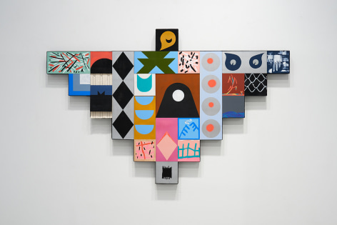 Who Needs Tomorrow, 2024, mixed media, 42 x 66 inches/106.7 x 167.6 cm