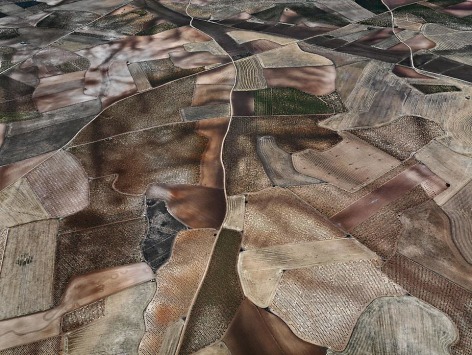 Dryland Farming #31, Monegros County, Aragon, Spain, 2010, chromogenic color print, 48 x 64 inches