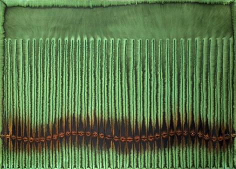 Sohan Qadri, Prana VI, 2006, ink and dye on paper, 99 x 140 cm (39 x 55 inches)