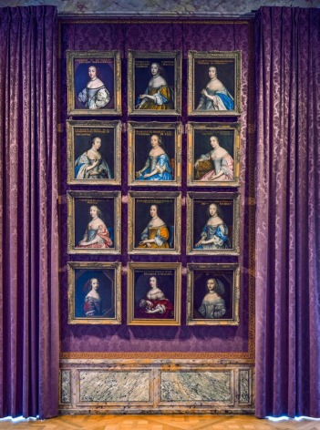Robert Polidori, Cabinet des Beautées, accrochage 2019, Aile du Nord, 1ère étage, Château de Versailles, Versailles, France, 2020, UV-cured ink on aluminum