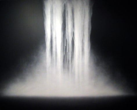 Hiroshi Senju Waterfall V	2008	Fluorescent pigment on mulberry paper mounted on board	71 x 91"