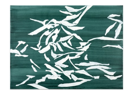 Ricardo Mazal, Ba Zasa Green 1, 2023, oil on linen, 94 x 127 cm (37 x 50 inches)