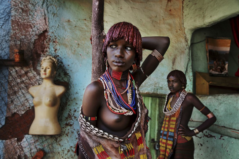 Women of the Hamer Tribe, Omo Valley, Ethiopia, 2012,&nbsp;chromogenic print, 20 x 24 inches/50.8 x 61 cm
