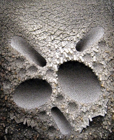 Chun Kwang Young, Aggregation 09 - A016, 2009, mixed media with Korean mulberry paper