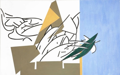 Argo II, the Ship, 2002, Acrylic on canvas, 41 x 65&quot;