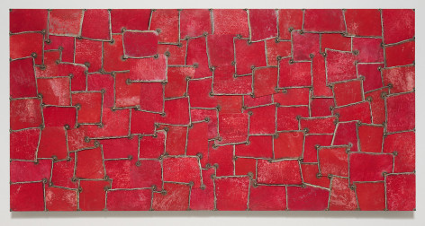 Nathan Slate Joseph, Shanghai Lips, 2006, pure pigment on galvanized steel