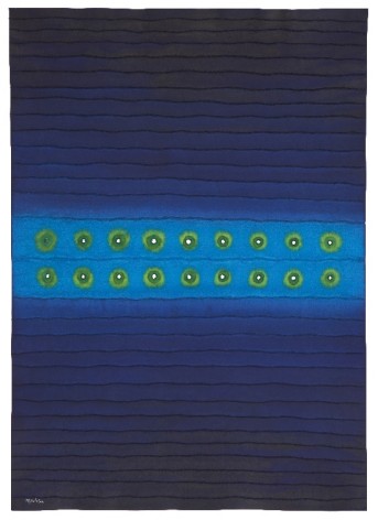 Sohan Qadri, Agamas III, 2009, ink and dye on paper