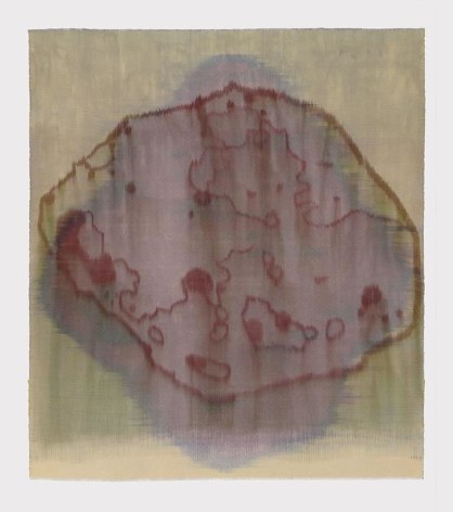 Hildur Ásgeirsdóttir Jónsson, Peak, 2013, Silk weaving, 48 x 45 inches