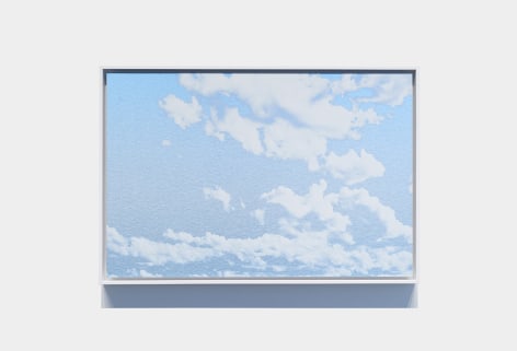 Miya Ando, Unkai (A Sea Of Clouds) April 18 2024 6:56 AM NYC, 2024, ink on aluminum composite, 64.8 x 95.5 cm (25.5 x 37.5 inches)