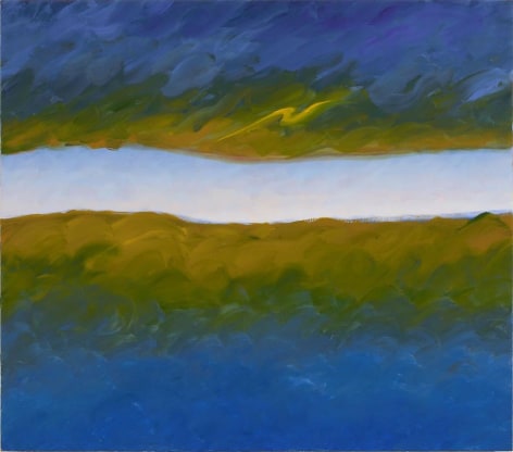 At the Place, Oil on canvas, 22 x 25"