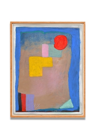 Robert Natkin, Untitled, acrylic on board mounted on canvas, 32.4 x 25.4 cm (12.75 x 10 inches)