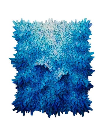 Chun Kwang Young, Aggregation 19 - JU45, 2019, mixed media with Korean mulberry paper