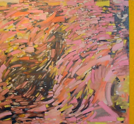 Judith Murray, Perpetual Motion, 2006, Oil on linen, 50 x 54"