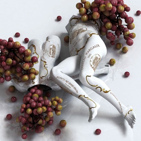 Golden Hour-Chateau Margaux, 2011, digital print, 27.5 x 27.5 inches