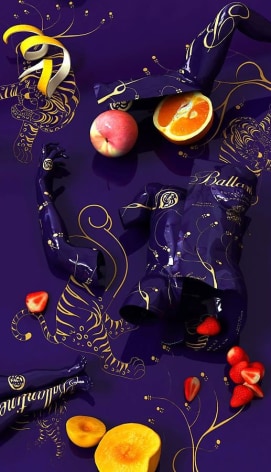 Drunken-Ballantine, 2011, digital print, 82.7 x 47 inches