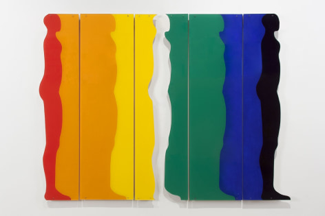 Susan Weil, Standing Figure, 1967, acrylic on Plexiglas, 123.2 x 165.1 cm (48.5 x 65 inches)