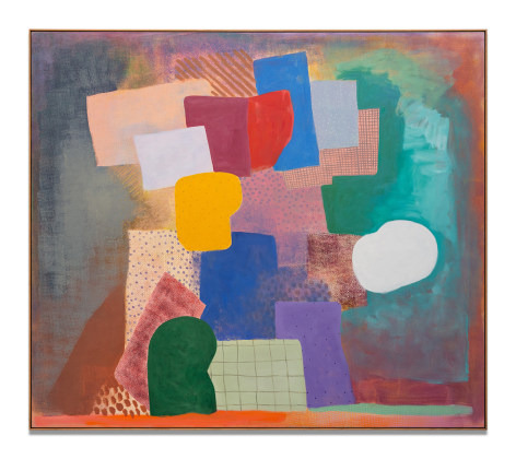 Robert Natkin, Untitled (Hitchcock), 1988, acrylic on linen, 177.8 x 203.2 cm (70 x 80 inches)