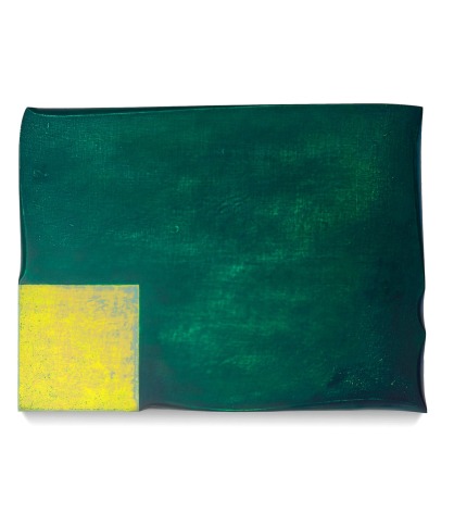 Robert Yasuda, Molokai, 2022, acrylic on fabric on wood, 81.3 x 61 centimeters (32 x 24 inches)