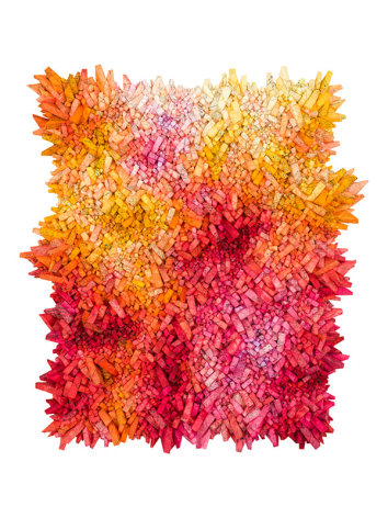 Chun Kwang Young, Aggregation 19 - SE082, 2019, mixed media with Korean mulberry paper