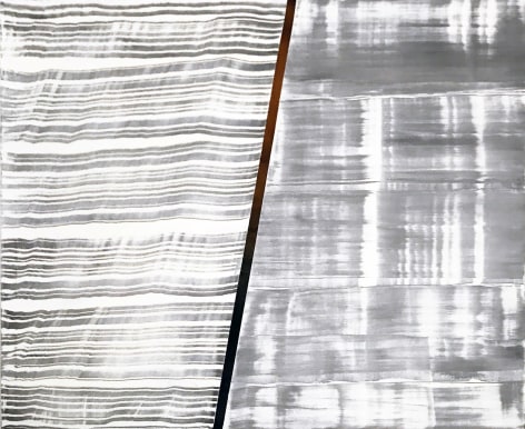 Ricardo Mazal, SP Text 6, oil on linen, 139.7 x 167.6 cm (55 x 66 inches)