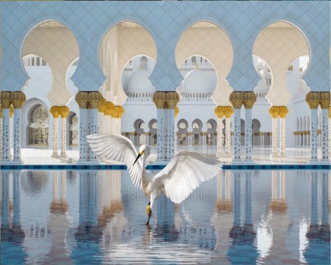 Karen Knorr, The Way of Ishq, Grand Mosque, Abu Dhabi, 2019, colour pigment print on Hahnemühle Fine Art Pearl Paper, 23.6 x30&nbsp;inches/60x76.2 cm