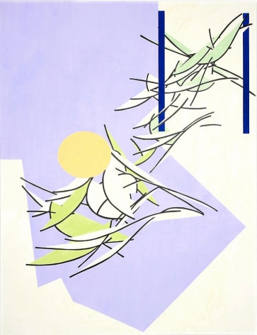 Phineus&#039;s Advice I, 2002, Acrylic on canvas, 70 x 54&quot;