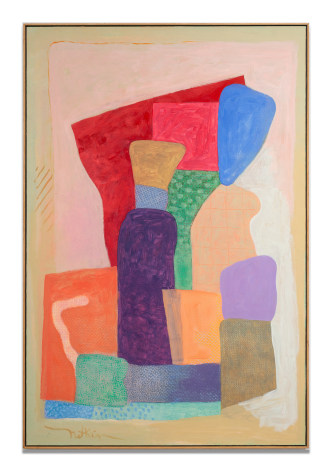 Robert Natkin, The Old Guy Still in Love, 1988, acrylic on canvas, 149.9 x 99.1 cm (59 x 39 inches)