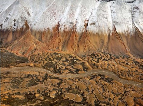 , Edward Burtynsky, Mount Edziza Provincial Park #2, Northern British Columbia, Canada, 2012, Chromogenic color print, 122 x 162.6 cm, Edition 2/6