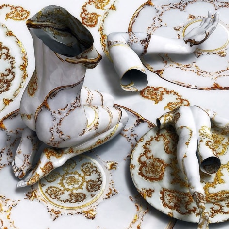 Golden Hour-Meissen, 2011, digital print, 27.5 x 27.5 inches