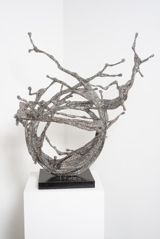 Zheng Lu, Water in Dripping – Trickle, 2019, stainless steel, 105 x 100 x 90 cm (41.3 x 39.4 x 35.4 inches)