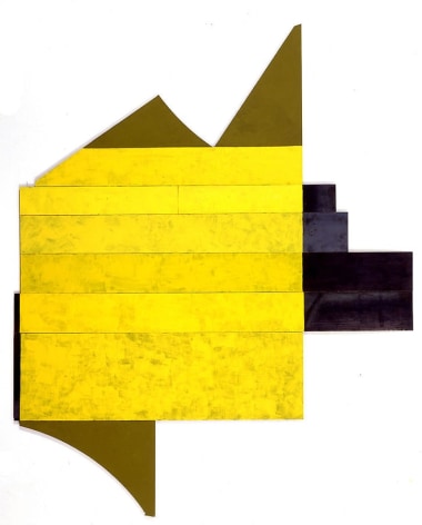 Merrill Wagner,  Wild Flower , 2006, Rust preventative paint on steel, 61 x 74.5"