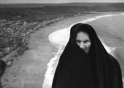 Nazare, Portugal, Crab Claw Lady 1974, Silver gelatin print, 16 x 23&quot;