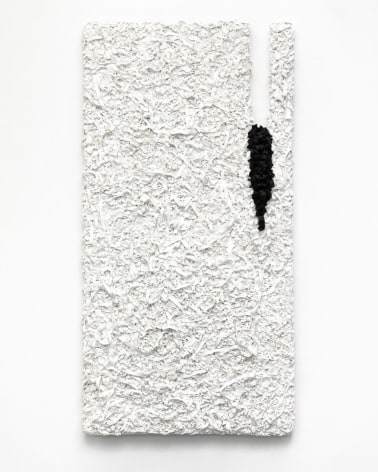 It Is as It Is, Wall series #6, 2019, acrylic paint and canvas on wood, 48.4 x 25 x 2.4 inches/123 x 64 x 6 cm