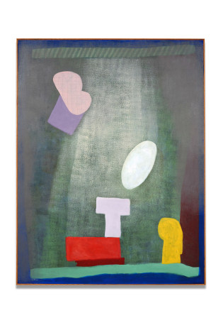 Cemetary, 2002, acrylic on canvas, 80 x 61 inches/204 x 155 cm