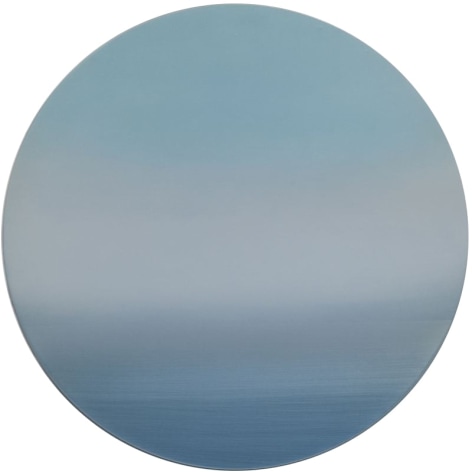 Miya Ando, Aqua Lavender Moon 26, 2020, dye, pigment, resin and urethane on aluminum