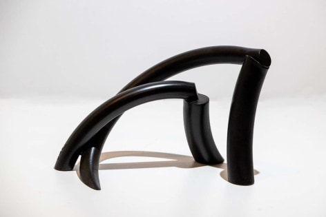 Untitled, painted steel, 10 x 14 x 6 inches/25.4 x 35.6 x 15.2 cm