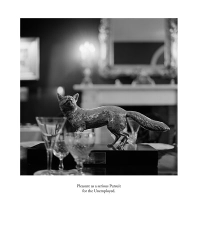 Karen Knorr, Pleasure as a Serious Pursuit for the Unemployed, 1983, silver bromide prints on Ilford paper, 50.8 x 61 cm (20 x 24 inches)