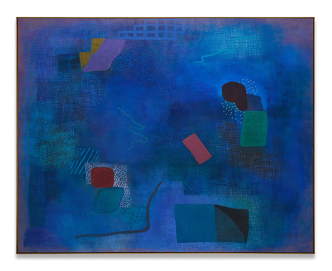 Robert Natkin, Lush Life, 1981, acrylic on canvas, 70 x 88.5 inches/177.8 x 224.8 cm