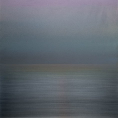 Miya Ando, Kasumi Mist August 3.3.8, 2017, pigment, resin and urethane on aluminum, 91.4 x 91.4 cm (36 x 36 inches)