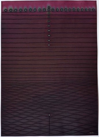 Sohan Qadri, Amrita IV, 2007, ink and dye on paper, 139.7 x 99.1 cm (55 x 39 inches)