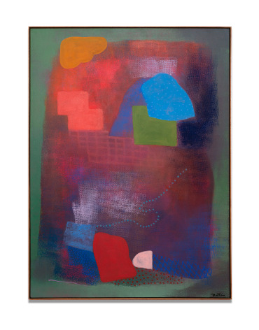 Robert Natkin, Ella Fitzgerald, 1991, acrylic on canvas, 65 x 48 inches/165 x 122 cm