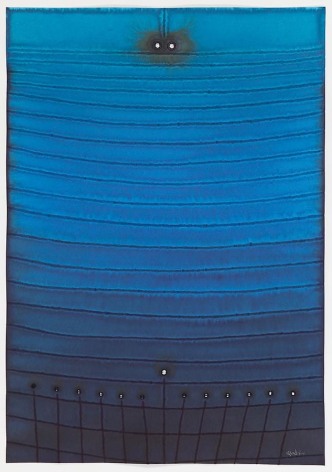 Sohan Qadri Ink and dye on paper