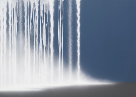 Dayfall Nightfall, 2025, pigments on Japanese mulberry paper mounted on board, 63.8 x 89.5 inches/162 x 227 cm