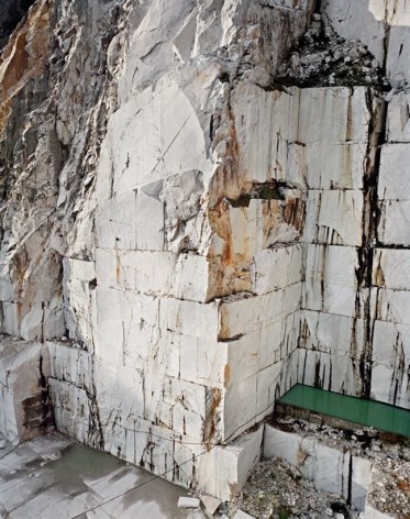 Carrara Marble Quarries #12, 1993,&nbsp;chromogenic color print,&nbsp;60 x 48 inches/152.4 x 121.9 cm